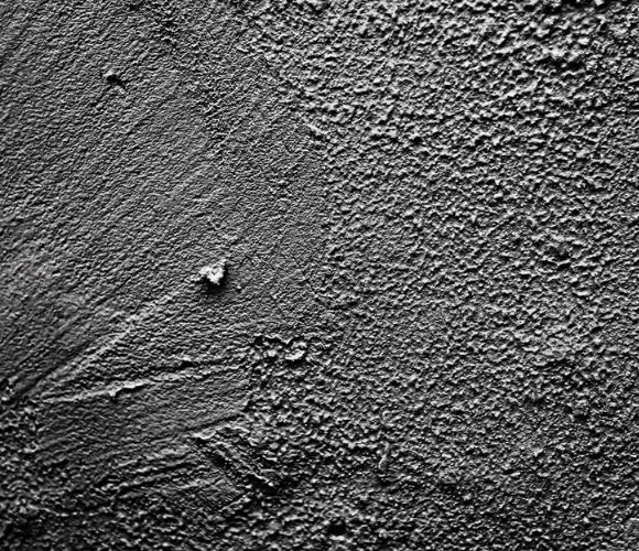 Construction site with fresh concrete