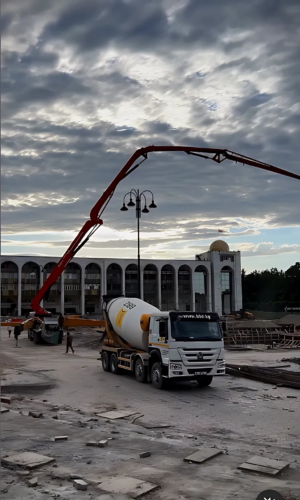 Бетон Бишкек — доставка миксером